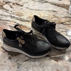 Remonte Eleni 03 Wedge Sneakers - Leather